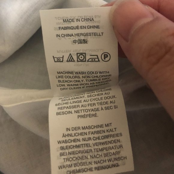 Nwt J. Crew Blue 100% LINEN Palm Tree Flared Beach Mini Skirt - Picture 8 of 8